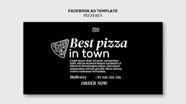 Free PSD pizzeria design template