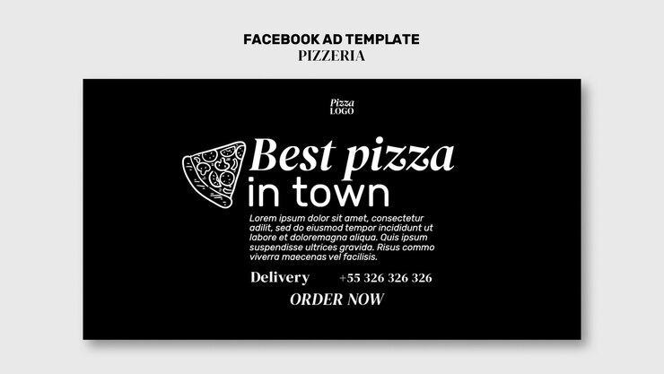 Free PSD pizzeria design template