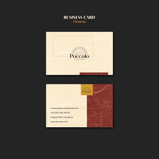 Pizzeria Design Template – Free PSD Download