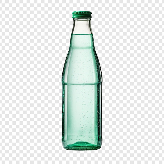 Bottiglia di plastica isolata su sfondo trasparente