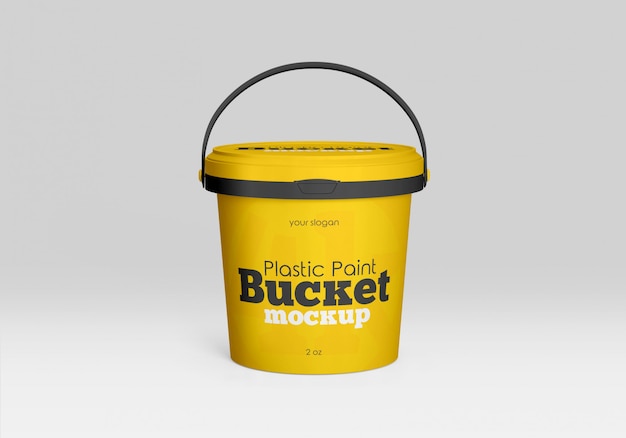 Plastic Bucket Mockup Psd 100 High Quality Free Psd Templates For Download