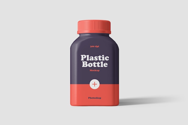 Макет пластиковой бутылки для таблеток