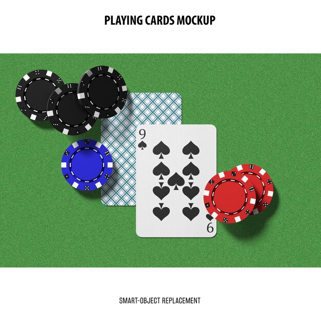 Playing Cards Mockup