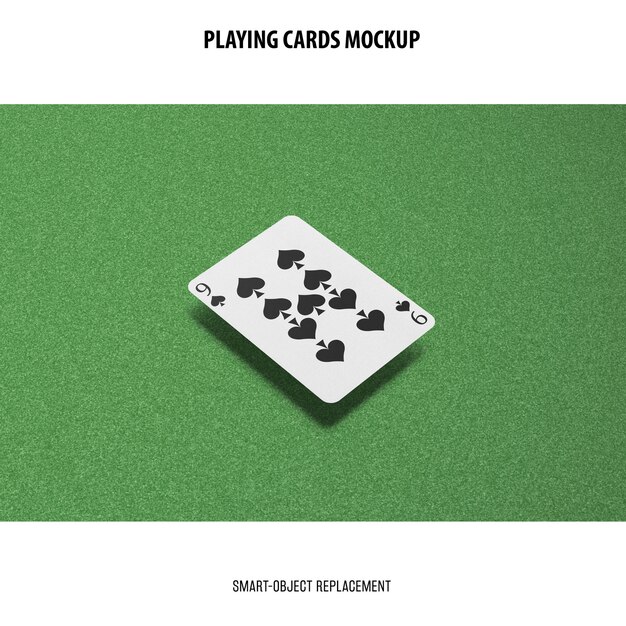 Playing Cards Mockup