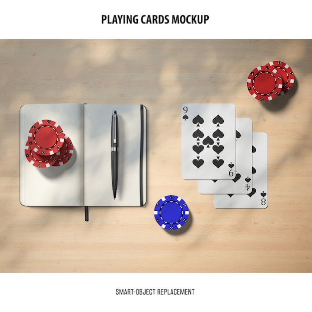 Playing Cards Mockup