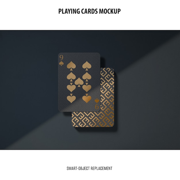 Playing Cards Mockup