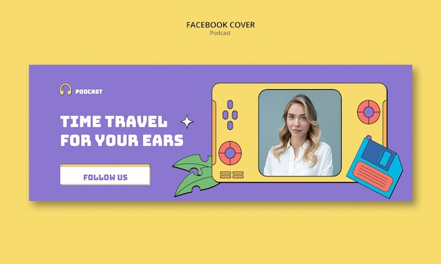 Podcast template design