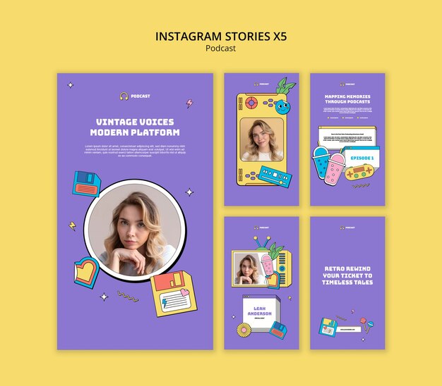 podcast template design