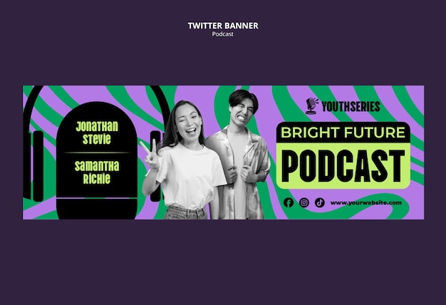 podcast template design