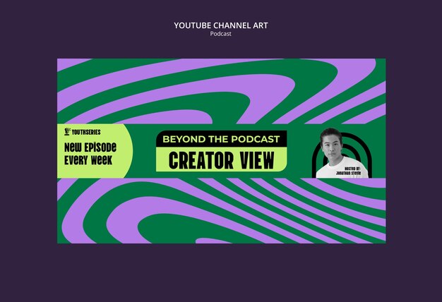 podcast template design