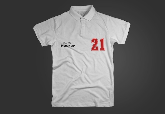 Polo shirt mockup Free Psd