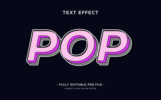 Pop Art Text Effect