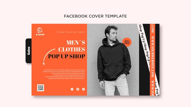 Free PSD pop up shop template design