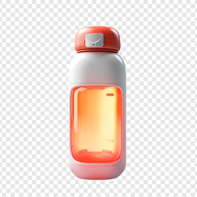 Free PSD portable hand warmer fluid bottle