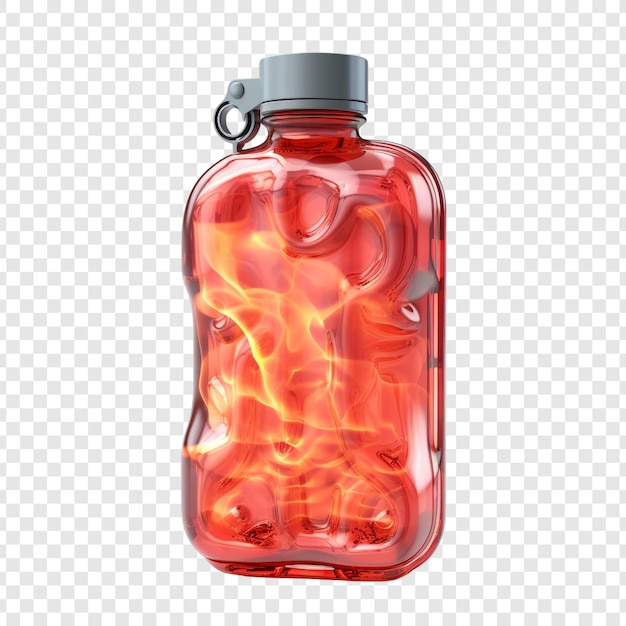 Portable hand warmer fluid bottle