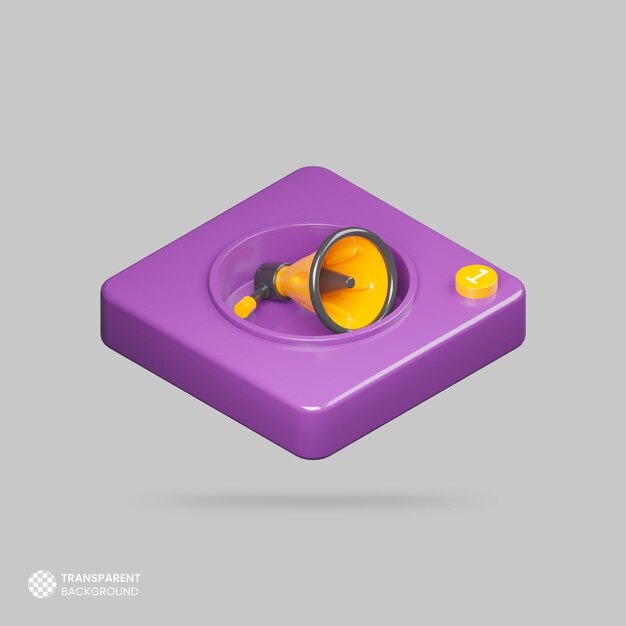 Портативный мегафон 3d Icon