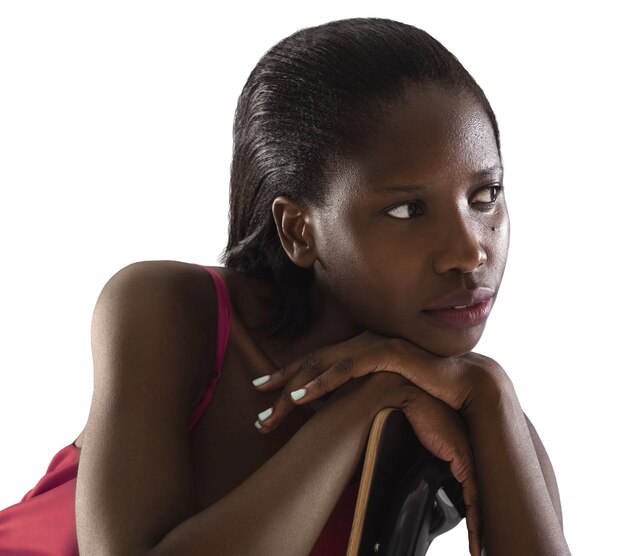 portrait of middle age black woman