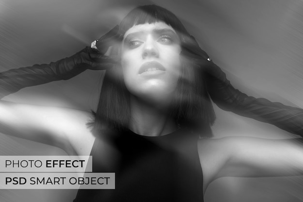 Dirty Lens Effect Portrait PSD Template – Free Download