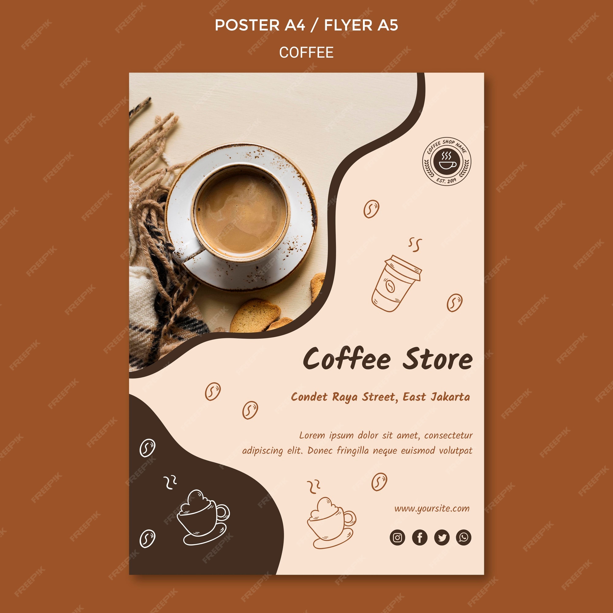 Free PSD Poster shop template