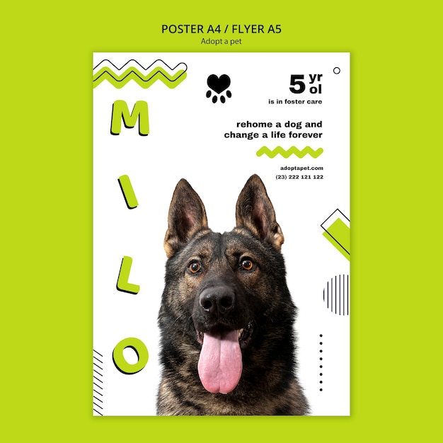 Плакат с принятием домашних животных