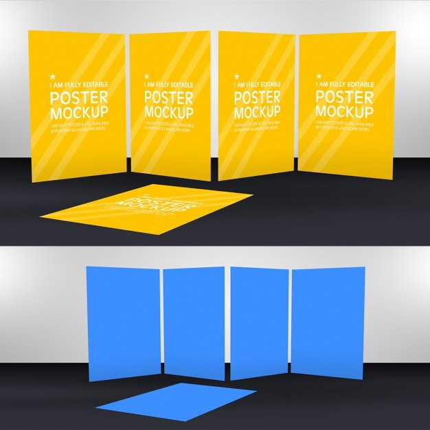 Posters mock up template