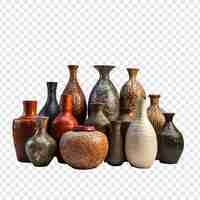 Free PSD pottery and ceramics craft isolated on transparent background