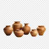 Free PSD pottery and ceramics craft isolated on transparent background