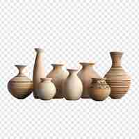 Free PSD pottery and ceramics craft isolated on transparent background