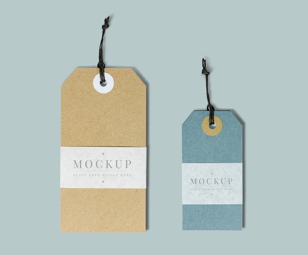 Premium Clothing Label Mockup for Free Download