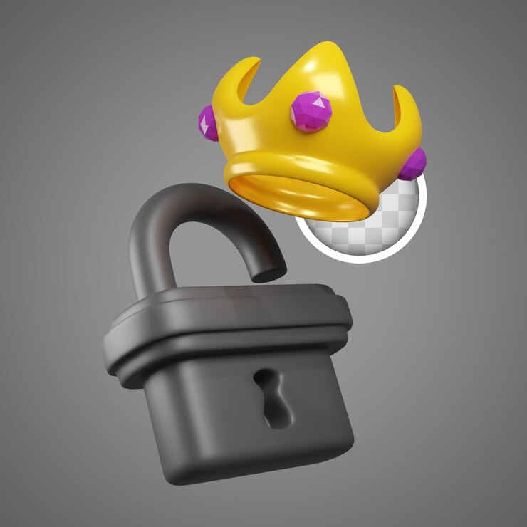 मुफ़्त PSD premium subscriber benefits icon 3d illustration