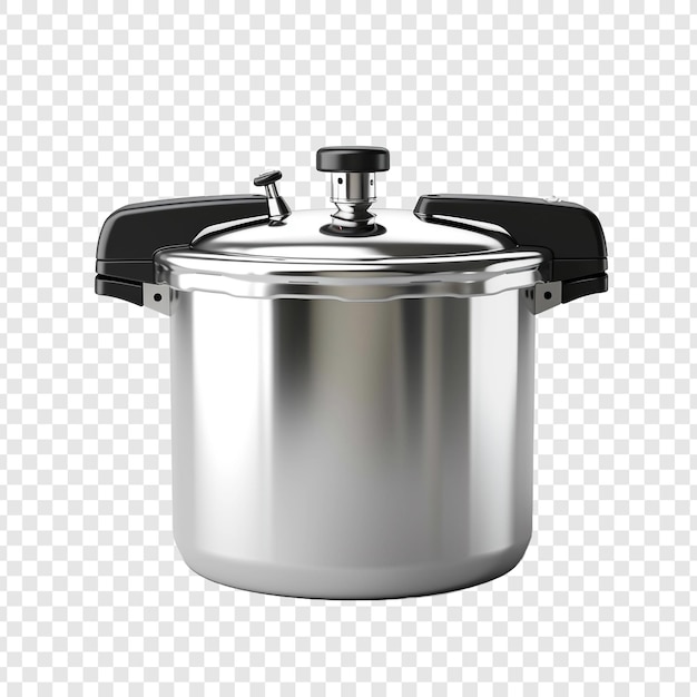 Pressure cooker isolated on transparent background