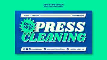 Free PSD pressure washing youtube cover