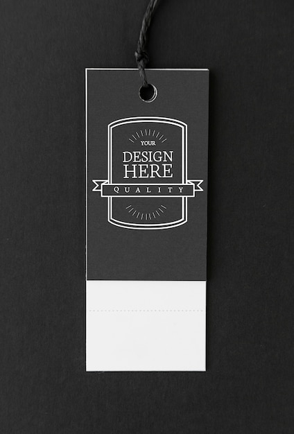 Price tag mockup