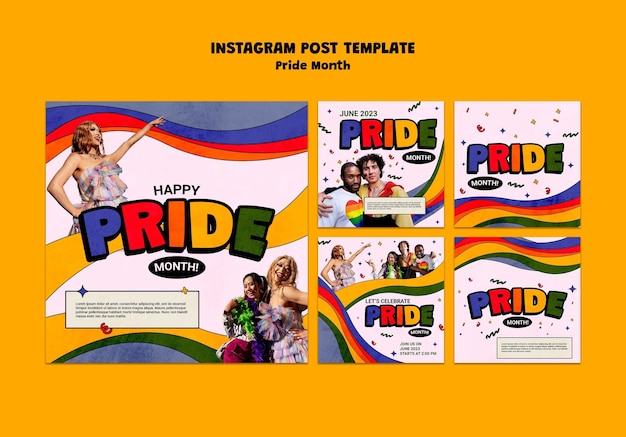 Pride month celebration  instagram posts