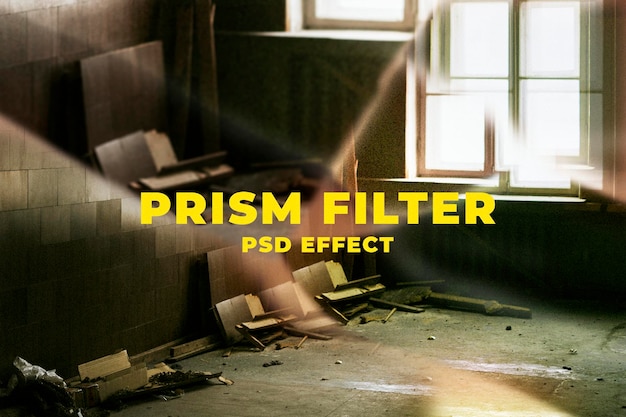 Free PSD prism kaleidoscope psd effect easy-to-use