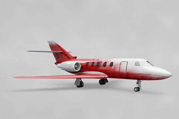 Private plane mockup