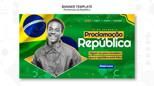 Proclamacao da republica ランディング ページ テンプレート