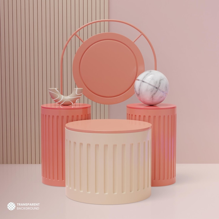 免費 PSD 產品顯示 3d 舞臺背景