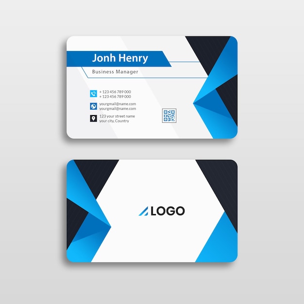 Free PSD professional business card design template