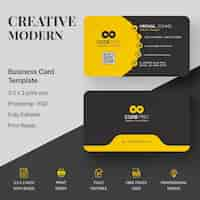 Free PSD professional business card mockup