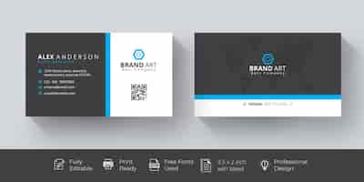 Free PSD professional business card mockup