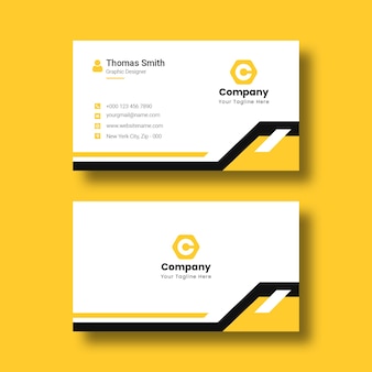 Professional corporate business card template