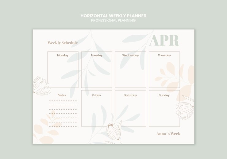 Free PSD professional planning template design