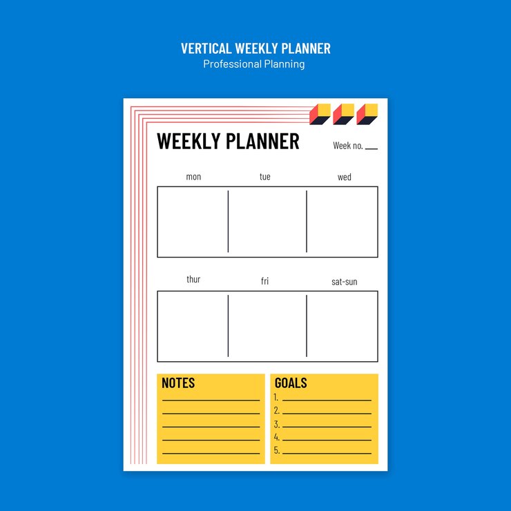 Free PSD professional planning template