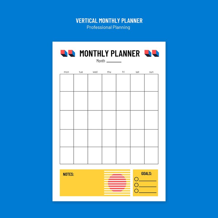 Free PSD professional planning template