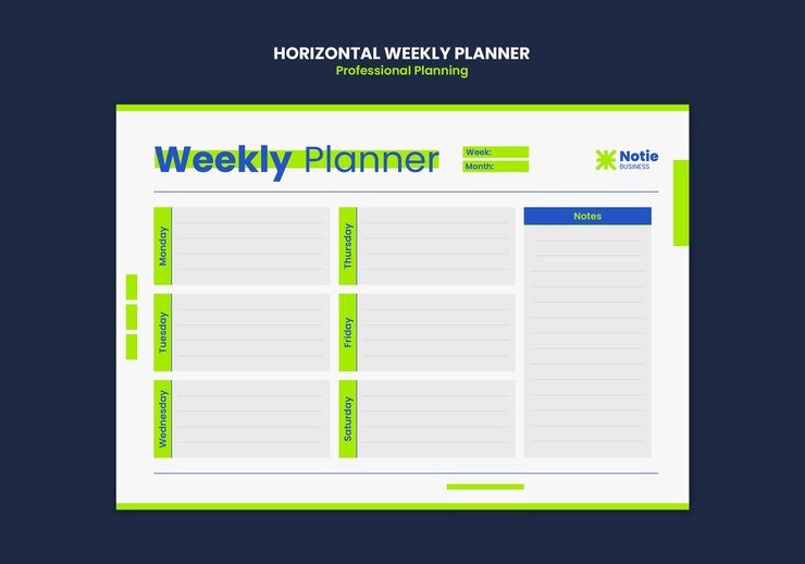 Free PSD professional planning template