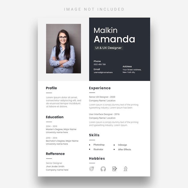 Professional resume template