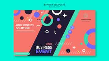 Free PSD professional template for business event