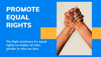 promote equal rights template psd lgbtq pride month celebration blog banner