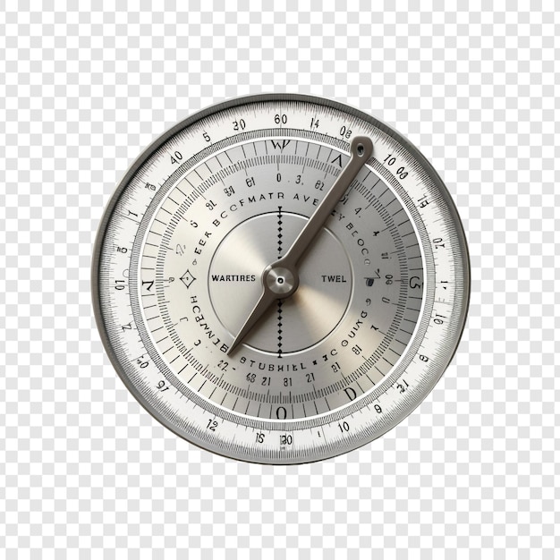 Protractor isolated on transparent background